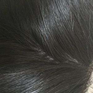 Human hair closure Natural Black 14 inches